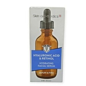 Skin-aid-medics Hyaluronic Acid Retinol Hydrating Facial Serum Depuff & Firm 2oz